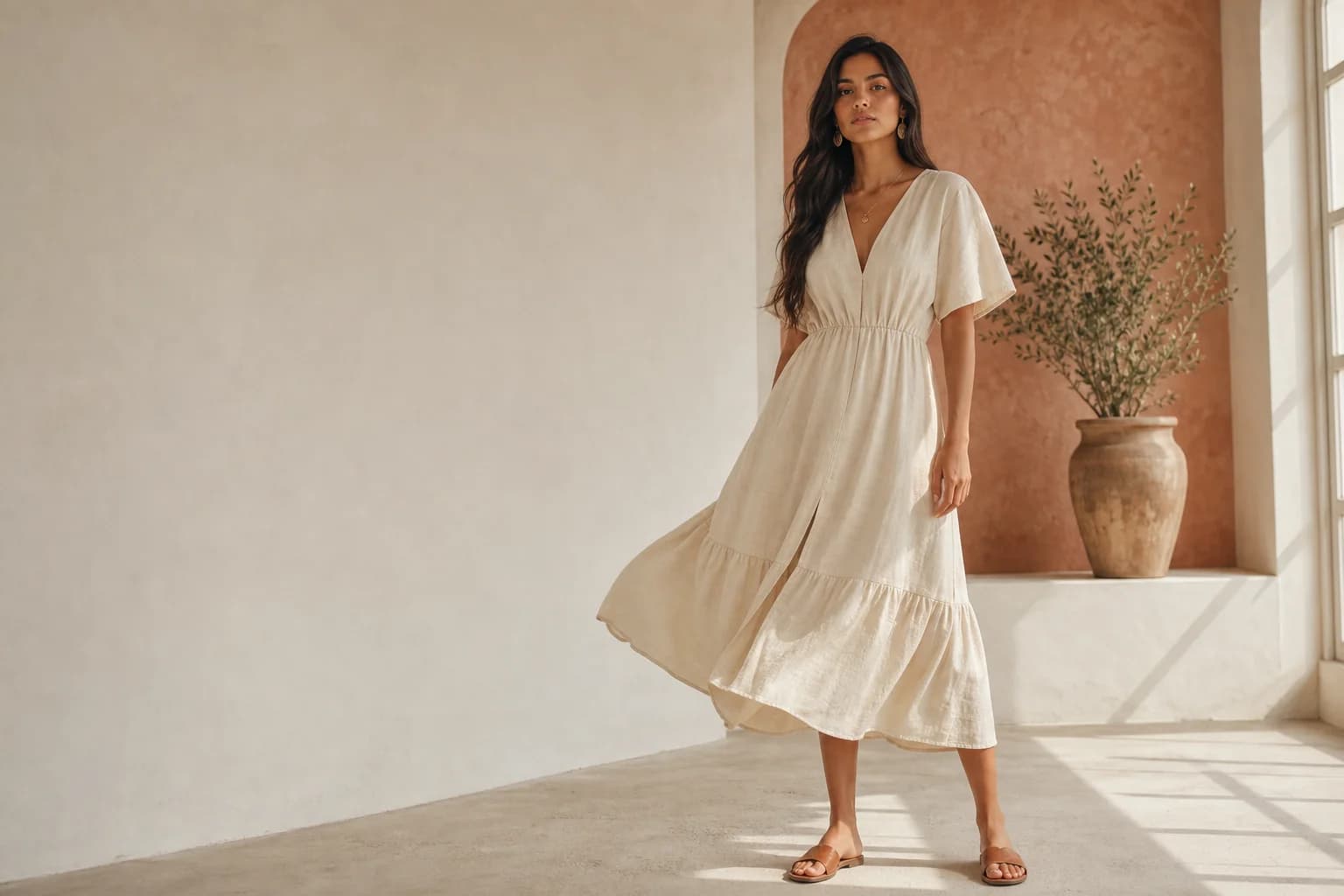 Robe Tangier, Édition Limitée Été 2027 de RHODA